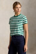 Polo Ralph Lauren T-shirt damski bawełniany zielony 211B17779