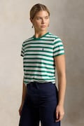 Polo Ralph Lauren T-shirt damski bawełniany zielony 211B17779