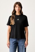 adidas T-shirt damski bawełniany Leopard Pack czarny KH1550