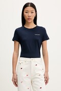 Tommy Jeans tricou pentru femei, din bumbac bleumarin DW0DW23479
