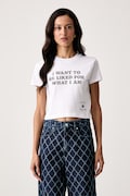 Guess T-shirt damski bawełniany x MARILYN MONROE biały W6BI53 K6661