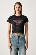 Guess T-shirt damski bawełniany x MARILYN MONROE czarny W6BI53 K6661