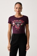 Guess t-shirt γυναικείο με βαμβάκι μωβ W6BI27 K6048