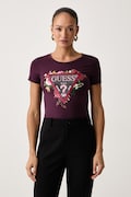 Guess t-shirt γυναικείο με βαμβάκι μωβ W6BI27 K6048