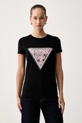 Guess tričko dámske bavlnené čierne W6BI25 K6046