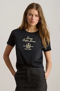 Lauren Ralph Lauren T-shirt damski bawełniany czarny 200P13943