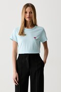 Kenzo tričko dámske bavlnené modré FG62TS2714SG