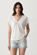 Morgan T-shirt damski DSAMIR biały DSAMIR