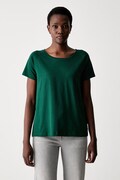 Marc O'Polo T-shirt damski bawełniany zielony 5000010003