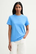 Calvin Klein T-shirt γυναικείο βαμβακερό μπλε LV044G200G