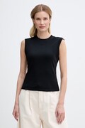 DKNY top damski bawełniany czarny DJ6T1788