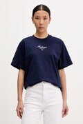 HUGO T-shirt damski bawełniany Vintage Tee_25 granatowy 50573326