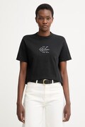 Calvin Klein Jeans tricou pentru femei din bumbac negru LV047G831G