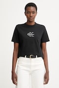 Calvin Klein Jeans tricou pentru femei din bumbac negru LV047G831G