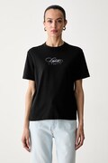 Calvin Klein Jeans majica za žene od pamuka crna LV047G814G