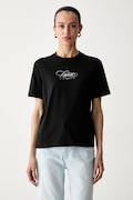 Calvin Klein Jeans majica za žene od pamuka crna LV047G814G