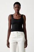 Guess top ženski LOTUS črn V6YP18 K4788