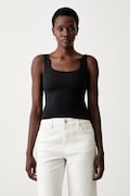 Guess top ženski LOTUS črn V6YP18 K4788