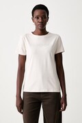 Guess T-shirt damski z bawełną LUNITA beżowy V6YI08 K4689