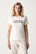 Guess tričko dámské bavlněné béžové W6YI30 K4349