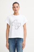 Guess t-shirt γυναικείο βαμβακερό λευκό W6YI18 K4331