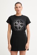 Guess t-shirt γυναικείο βαμβακερό μαύρο W6YI18 K4331
