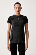 Asics T-shirt treningowy damski ROAD SEAMLESS SS TOP szary 2012D292.001