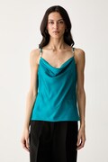 Marciano by Guess bluzka na ramiączkach damska ROMA turkusowa gładka G6YH01 W3703