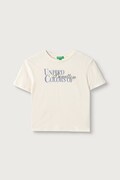 United Colors of Benetton kratka majica otroška bombažna bež 3I1XC10U9