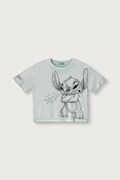 United Colors of Benetton T-shirt dziecięcy bawełniany szary 3085C10CI