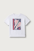 Converse T-shirt παιδικό βαμβακερό λευκό 4CJ027