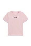 Guess T-shirt dziecięcy bawełniany różowy J6YI44 K7391