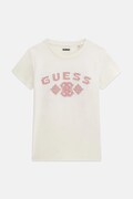 Guess T-shirt dziecięcy bawełniany beżowy J6BI43 K7271
