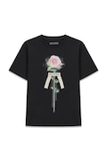 Guess T-shirt dziecięcy bawełniany czarny J6BI33 K5847