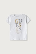 Guess T-shirt dziecięcy bawełniany z elastanem biały J6BI01 K5769