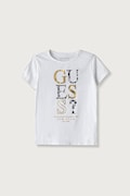 Guess T-shirt dziecięcy bawełniany z elastanem biały J6BI01 K5769