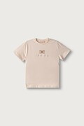 Elisabetta Franchi T-shirt παιδικό βαμβακερό με ελαστάν πορτοκαλί EFTS271.C.JE018