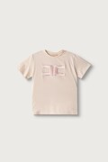 Elisabetta Franchi tričko detské s bavlnou oranžové EFTS270.C.JE018