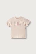 Elisabetta Franchi tričko detské s bavlnou oranžové EFTS270.C.JE018