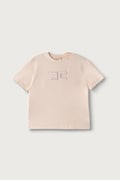 Elisabetta Franchi t-shirt per bambini in cotone con elastan arancione EFTS265.C.JE018