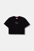 Diesel T-shirt dziecięcy bawełniany TLIXIN T-SHIRT czarny J02918