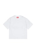 Diesel T-shirt dziecięcy bawełniany TANORMYS2 T-SHIRT biały J03010