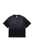 Diesel T-shirt dziecięcy bawełniany TANORMYS2 T-SHIRT czarny J03010
