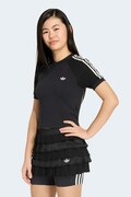 adidas Originals tričko detské bavlnené s elastanom čierne KR3924