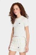 adidas Originals tričko detské bavlnené s elastanom biele KR3925