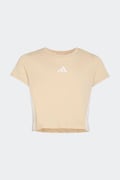 adidas t-shirt παιδικό βαμβακερό μπεζ KT3364