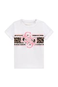 Guess T-shirt dziecięcy bawełniany z elastanem biały K6YI06 K3670