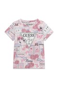 Guess футболка дитяча бавовняна з еластаном рожева K6YI05 K3668