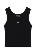 Guess T-shirt dziecięcy z modalem czarny J6YP03 K5191
