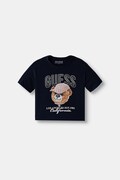 Guess tričko detské bavlnené s elastanom tmavomodré J6YI28 K3761